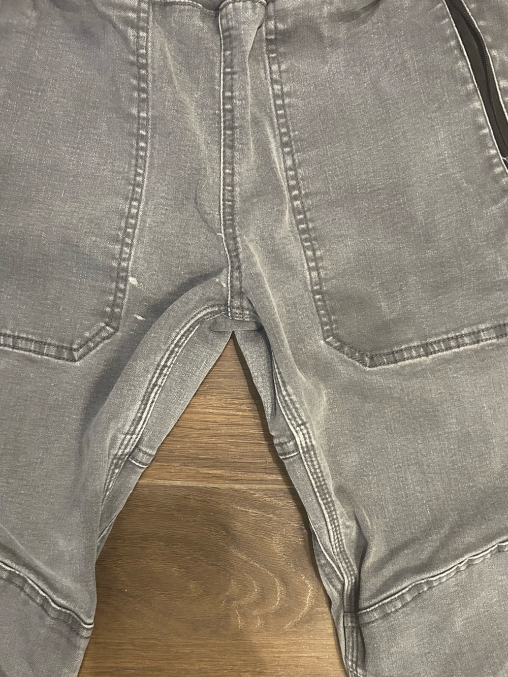 Dovetail Workwear Christa X Utility Work Pants Women’s 10/12 Gray Skinny -comfy! - Picture 2 of 7